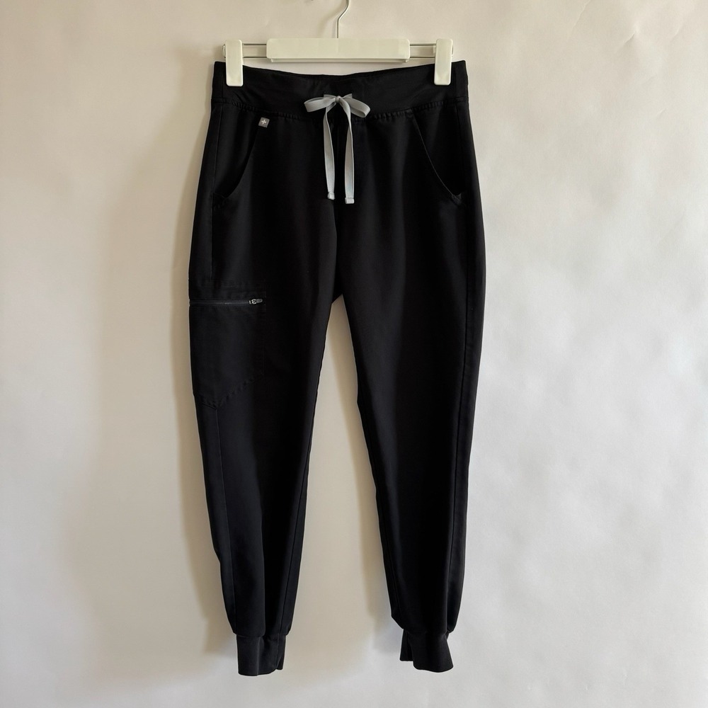 Figs Black Zamora Joggers Womens XS